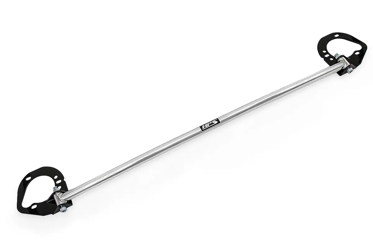Hps Performance Aluminum Front Strut Tower Brace Bar, Polished, 42-103P 1