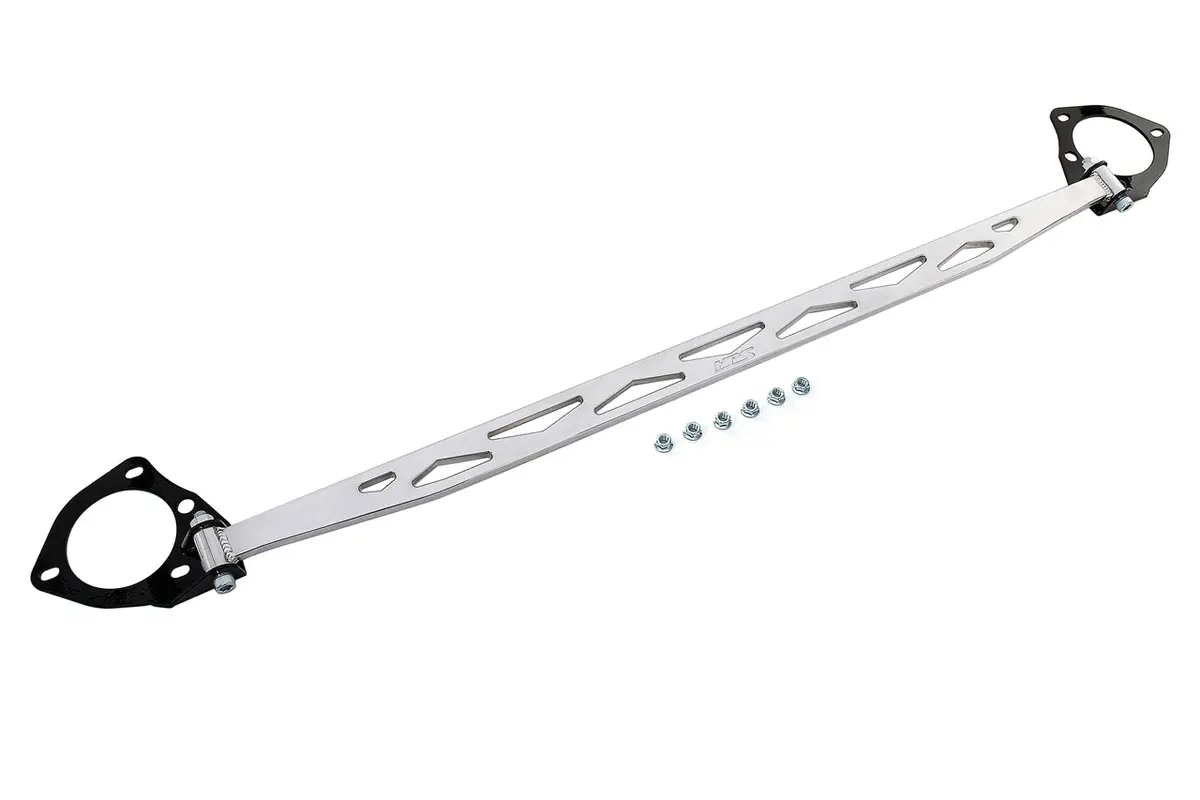 Hps Performance Aluminum Front Strut Tower Brace Bar, Polished, 42-104P 1