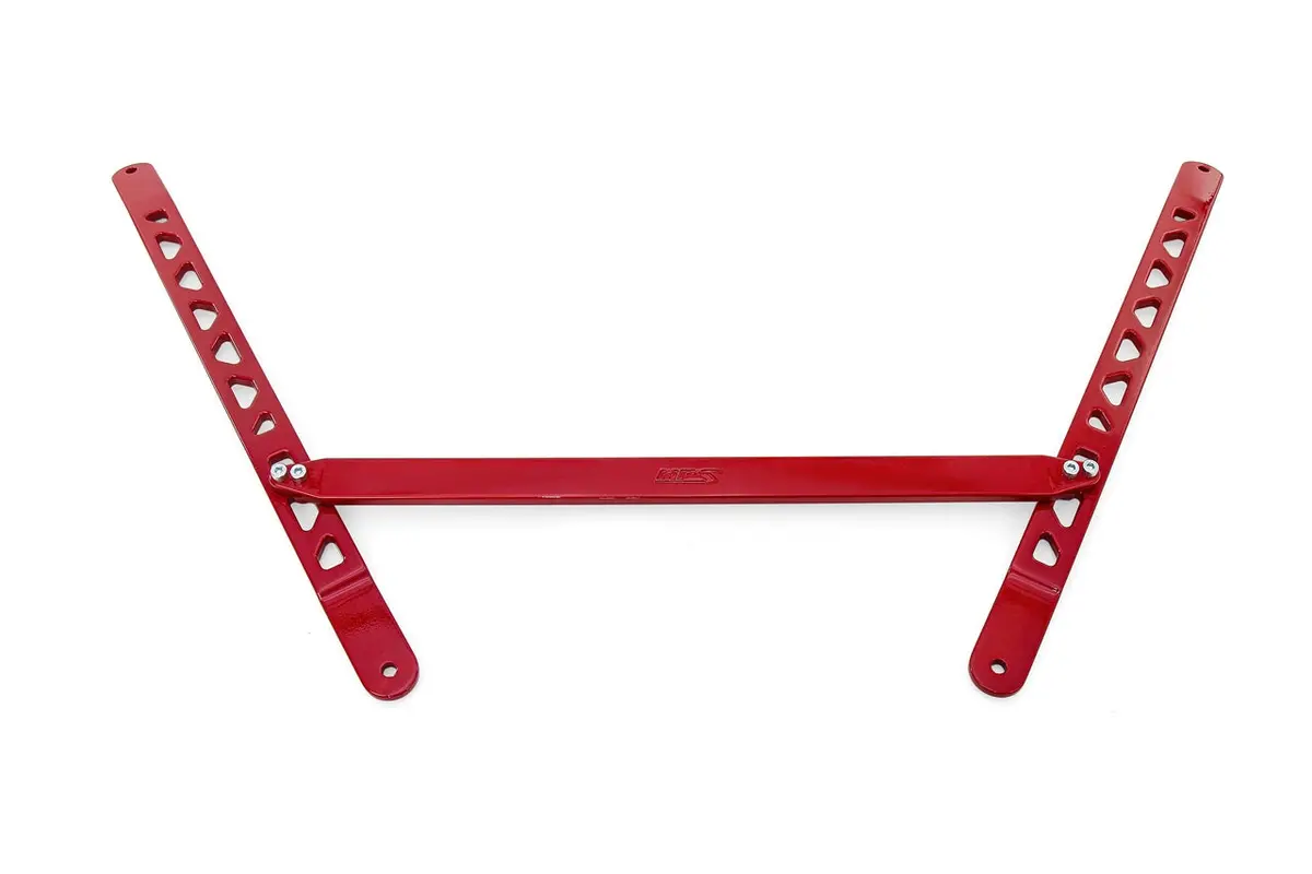 Hps Performance Aluminum Front Strut Brace Bar, Red, 42-105R 1