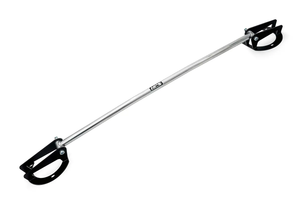 Hps Performance Aluminum Front Strut Tower Brace Bar, Polished, 42-116P 1