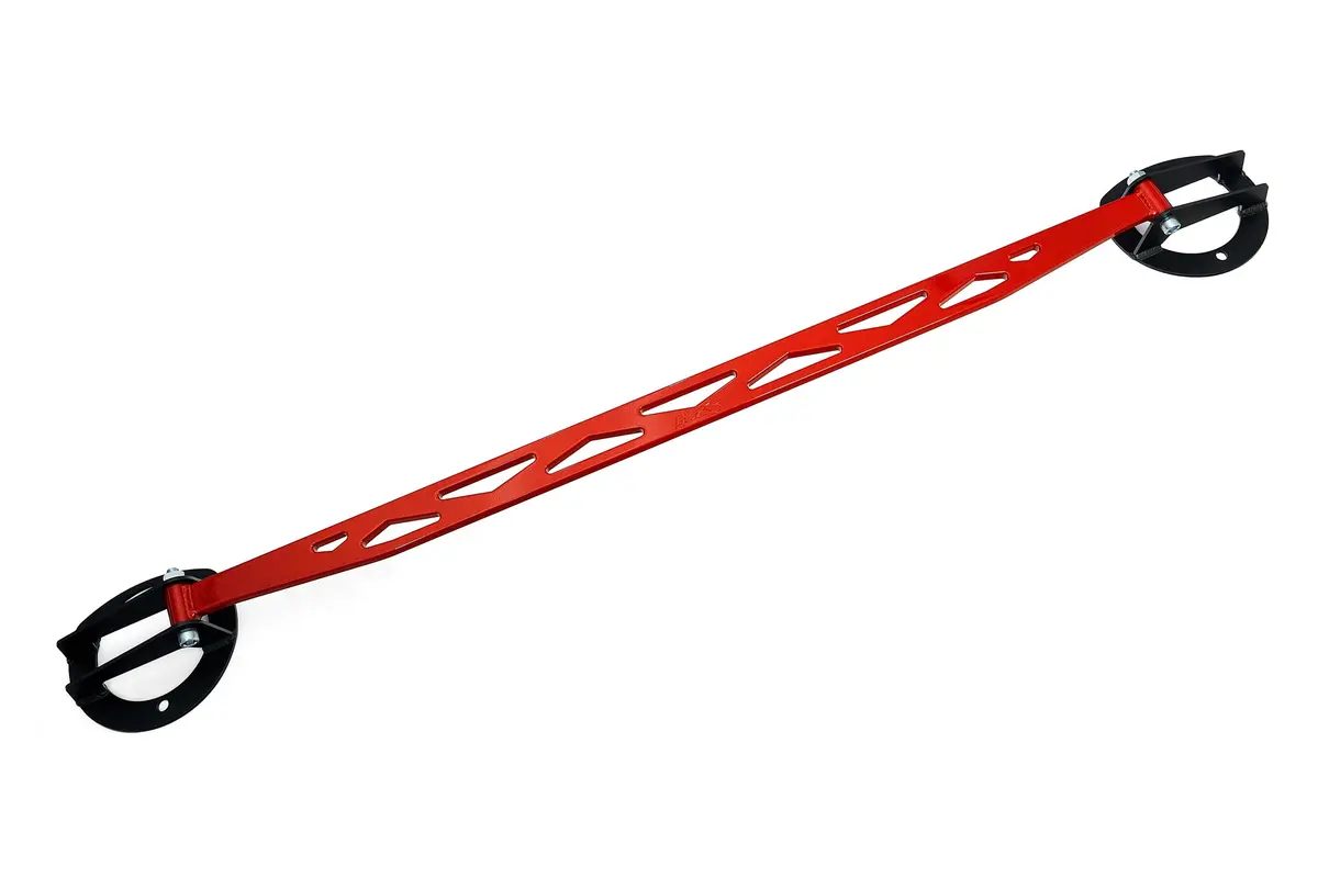 Hps Performance Aluminum Front Strut Tower Brace Bar, Red, 42-118R 1