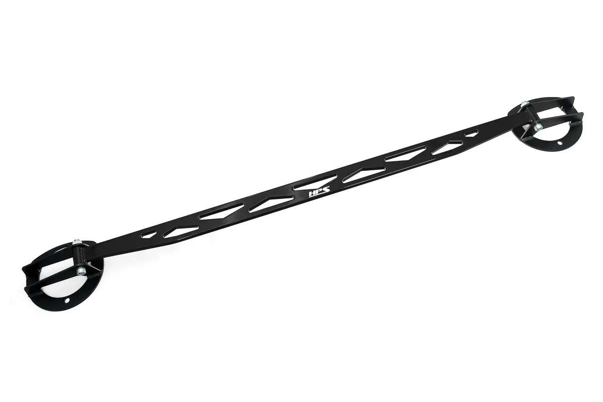 Hps Performance Aluminum Front Strut Tower Brace Bar, Black, 42-118Wb 1