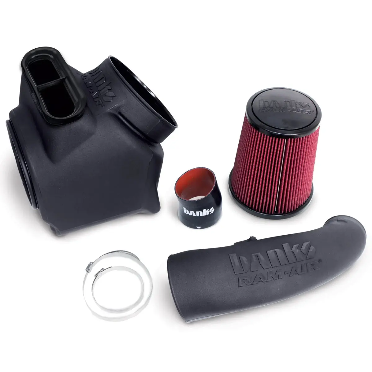 2017-2019 Chevy/Gmc 2500/3500 6.6L Duramax, L5p Banks Ram-Air® Big-Ass Oiled Or Dry Filter, Cold Air Intake System 1
