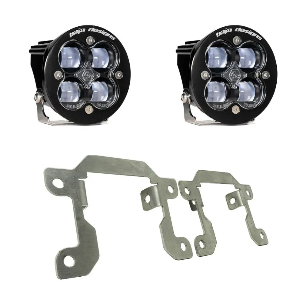'21-25 Ford Bronco Baja Designs Sae Fog Light Kit W/ Oe Plastic Bumper 2