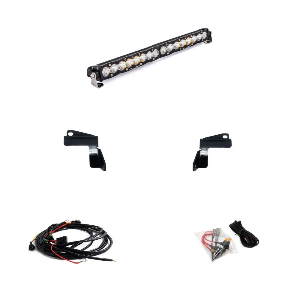 '20-22 Gmc 2500/3500 Baja Designs 20" S8 Bumper Led Light Bar Kit 1
