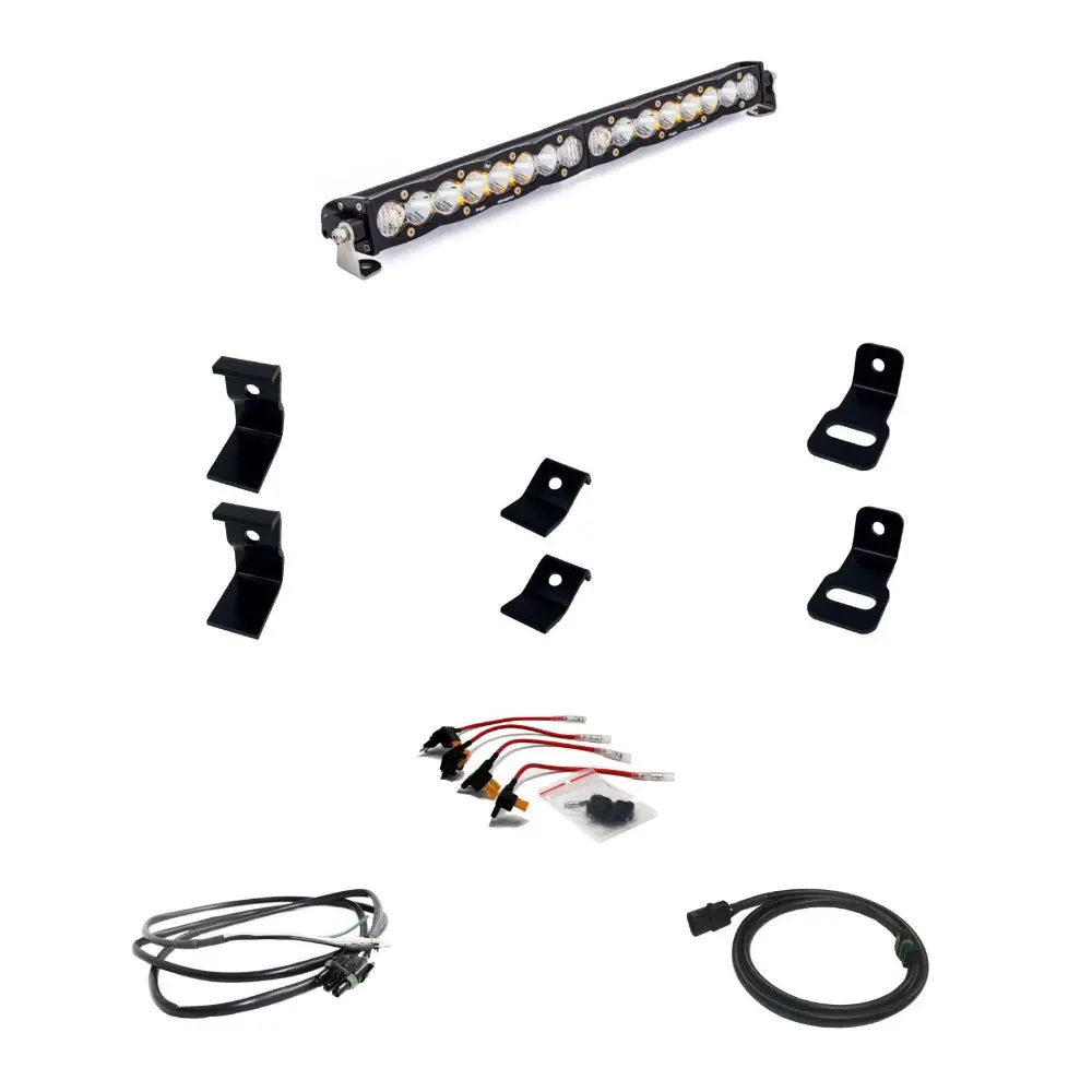 '21-24 Ram Trx 1500 Baja Designs 20" S8 Led Light Bar Grille Kit 1