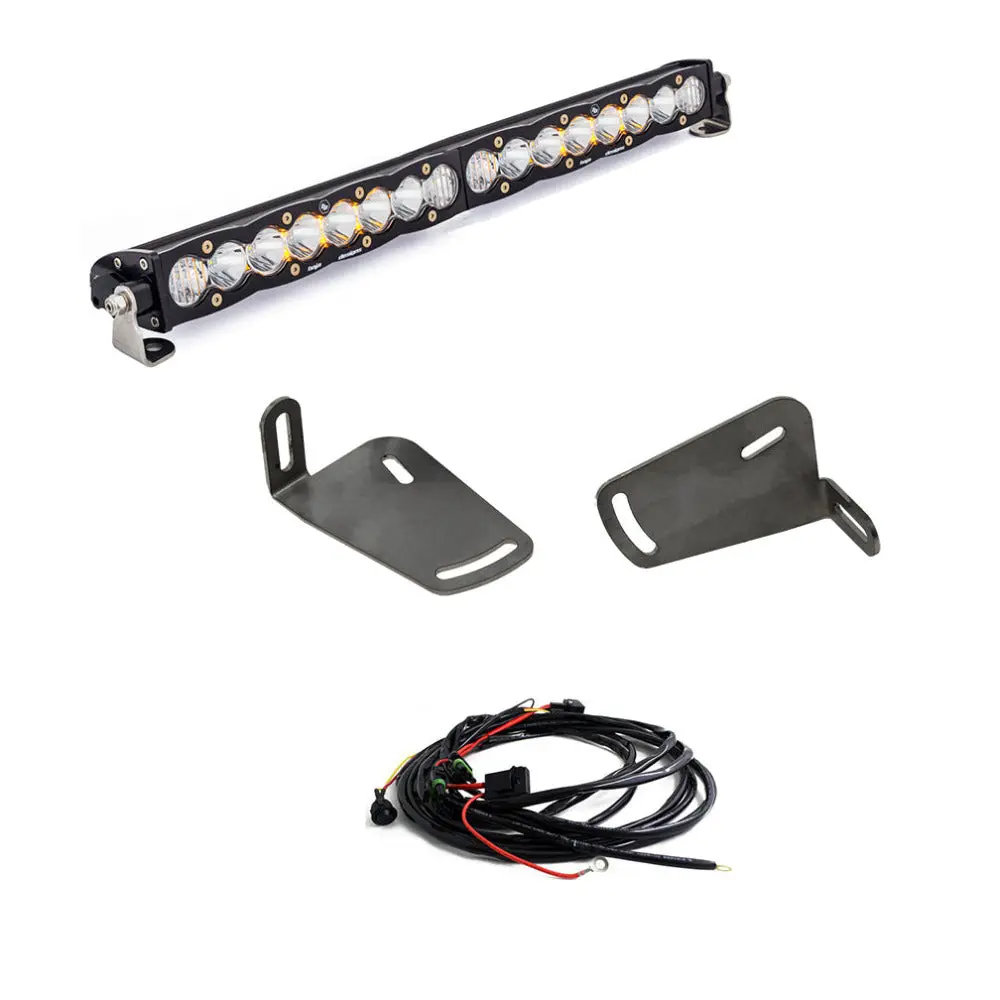 '21-24 Ram 1500 Trx Baja Designs S8 20" Light Bar Bumper Kit 1