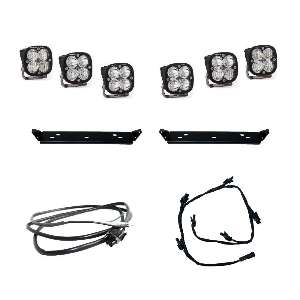 '21-'26 Ford Raptor Baja Designs Squadron Series Behind The Grille Kit 1