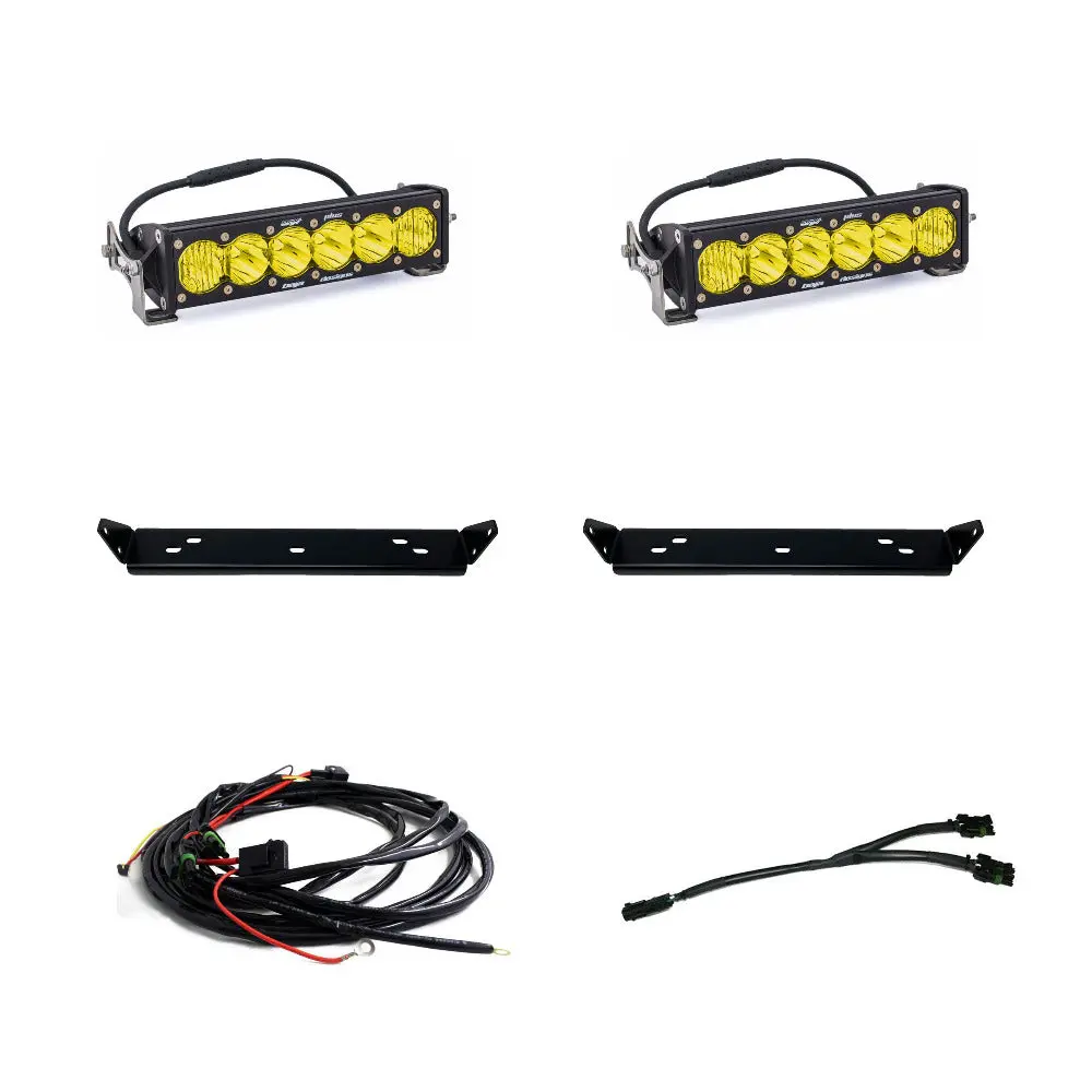 '21-'26 Ford Raptor Baja Designs Onx6+ Light Bar Behind The Grille Kit 1