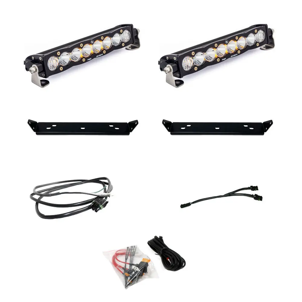 '21-'26 Ford Raptor Baja Designs S8 Light Bar Behind The Grille Kit 2