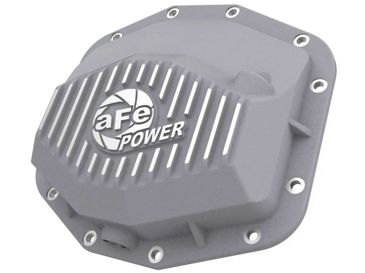 2025+ Ram Rho Afe Power Street Series Rear Differential Cover Raw W/ Machined Fins 1