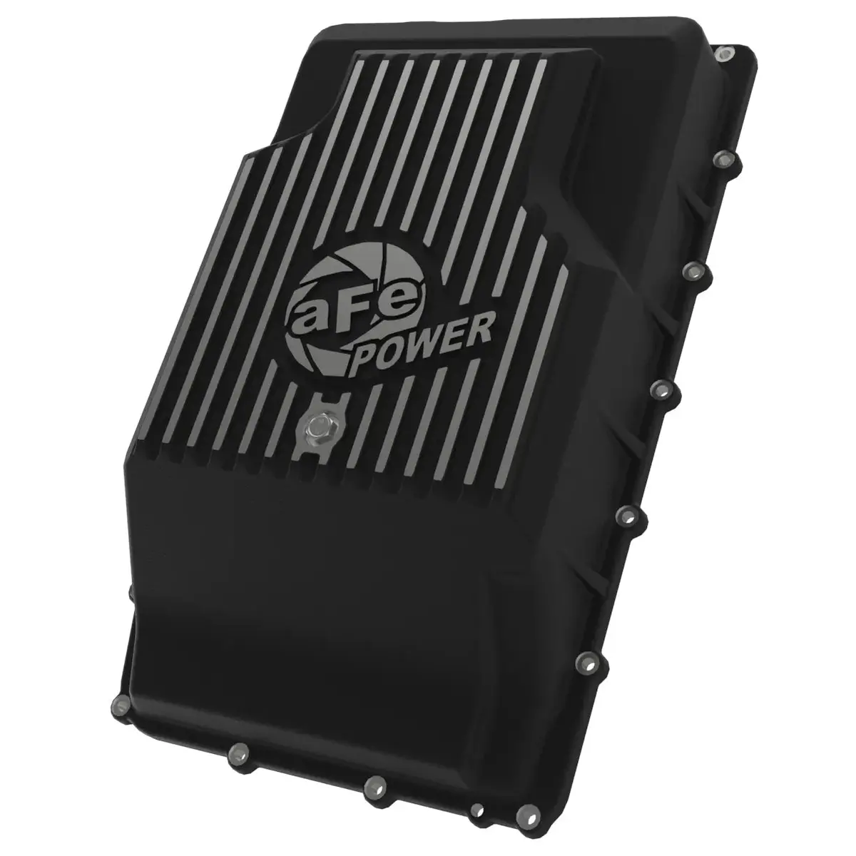 Afe Power Pro Series Transmission Pan Black W/ Machined Fins Ford Trucks/Suvs 17-25 (10R60/10R80) 1