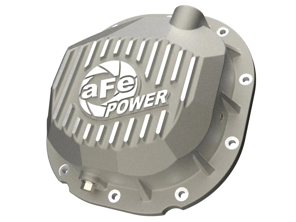 Pro Series Rear Differential Cover Black W/ Machined Fins 1