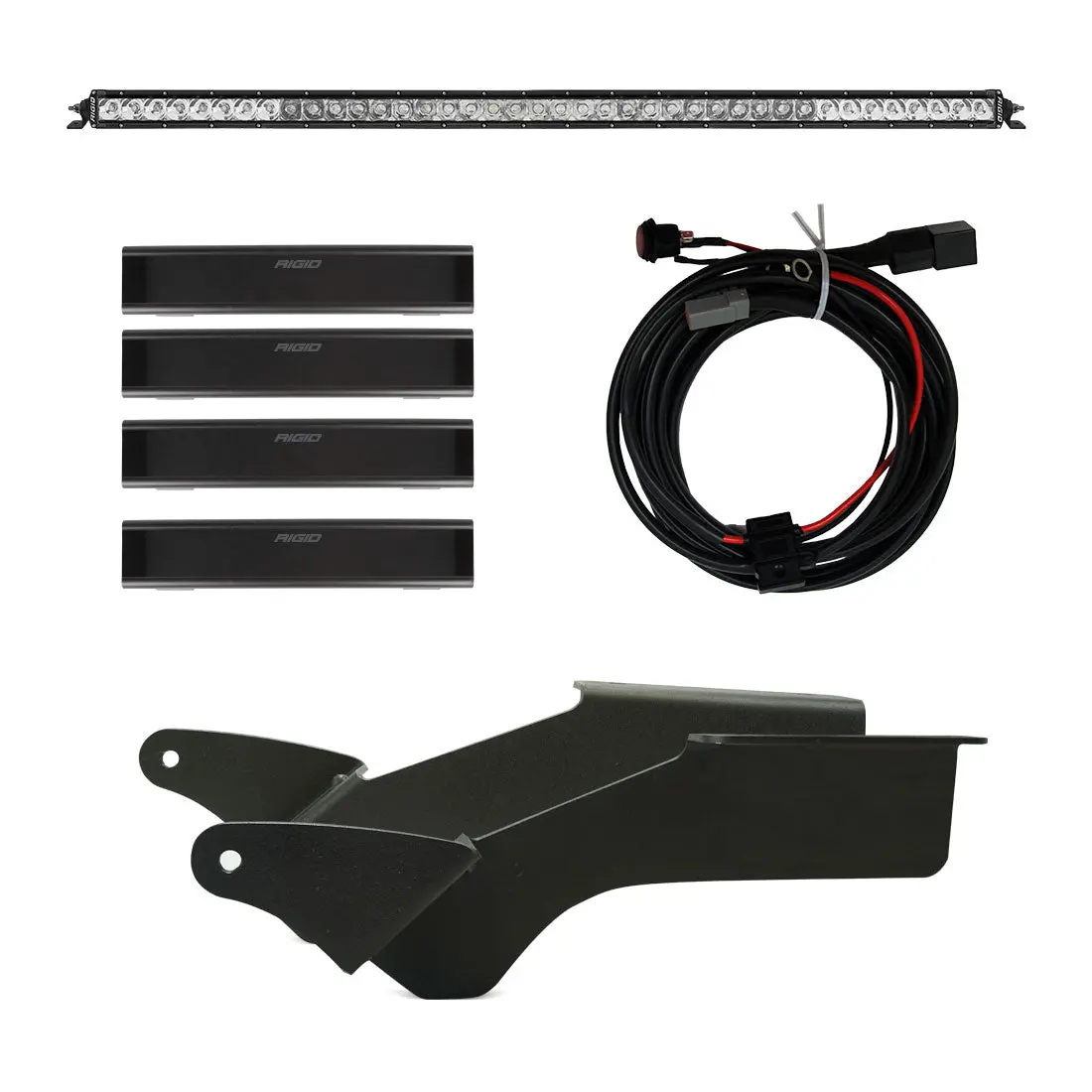 '21-23 Ford Bronco Rigid Sr-Series Led Light Bar Roof Rack Kit 1