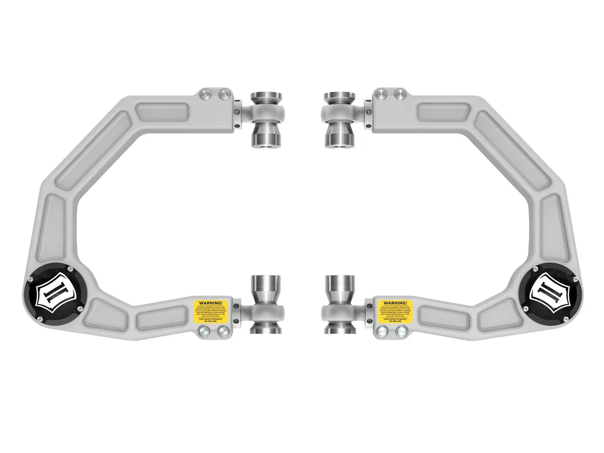 21-23 Ford Bronco Icon Delta Joint Pro Billet Upper Control Arm Kit 1