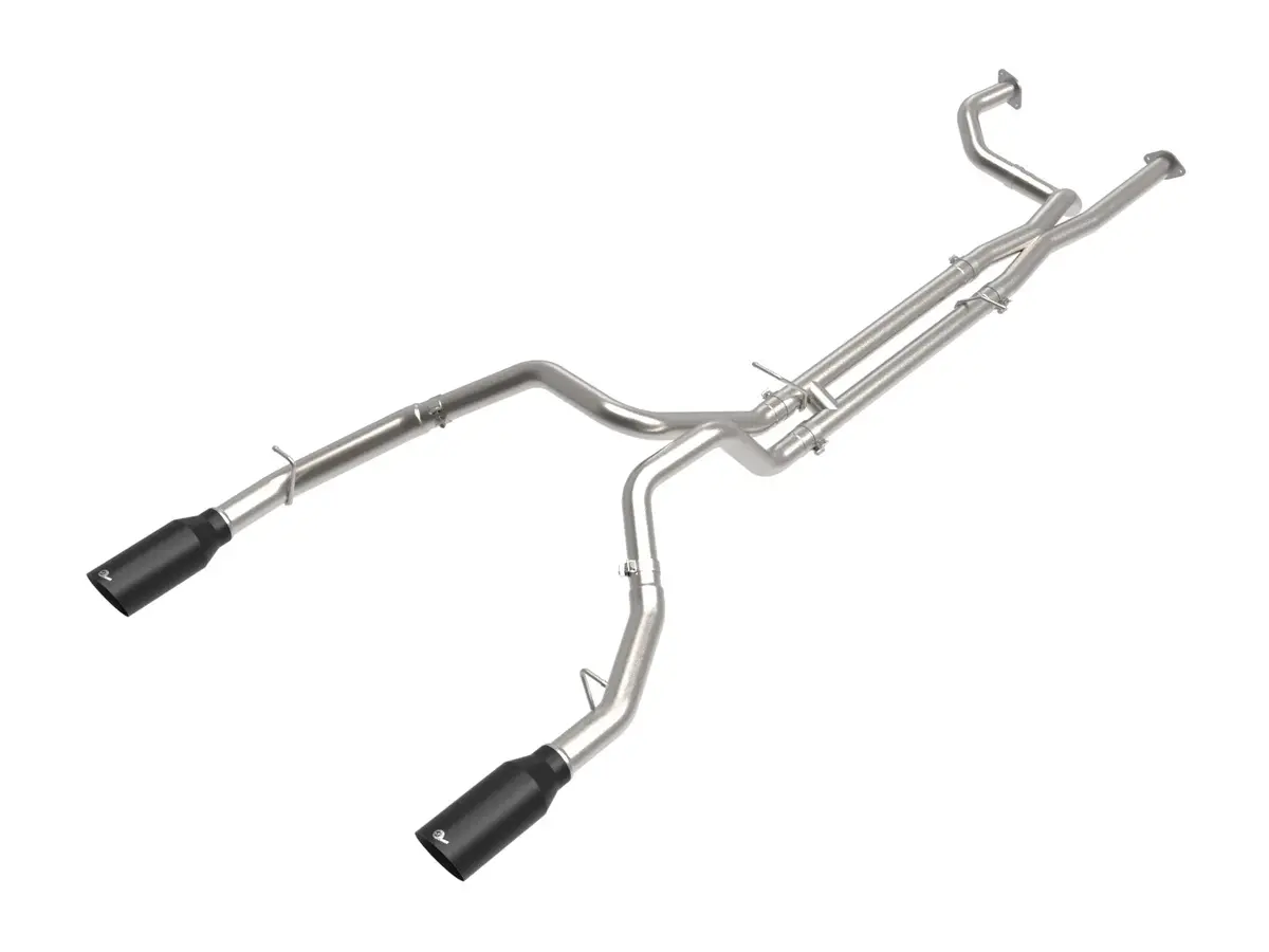 2021-2024 Ram Trx Vulcan Series 3 In To 3-1/2 In 304 Stainless Steel Cat-Back Exhaust System 1