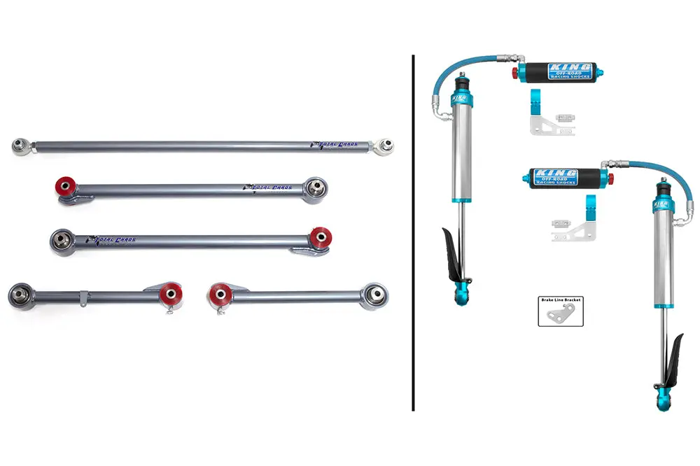 Rear Links W/ King 2.5 Inch Diameter Shocks - 6Th Gen 4Runner 1