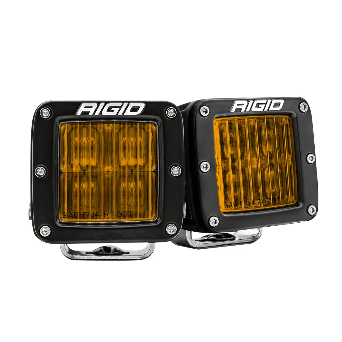 Rigid Industries D-Series Pro Sae Fog Light Yellow (Pair) 1