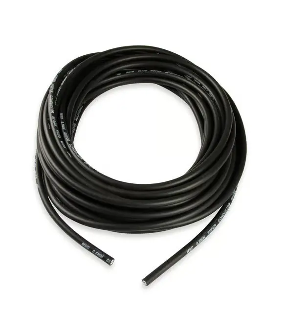Super Conductor Spark Plug Wire, Black 8.5Mm, 50 Ft 1