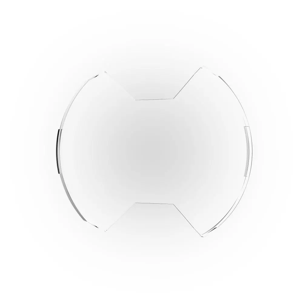 Kc Hilites Slimlite 8" Led - Light Shield - Clear 1
