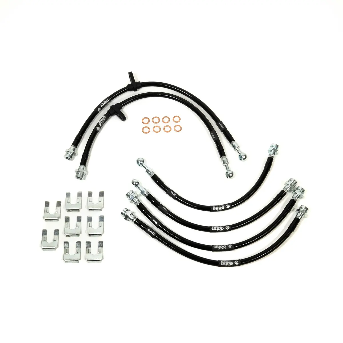 2008-2021 200 Series Toyota Land Cruiser Sdhq 6 Piece Brake Line Kit 1