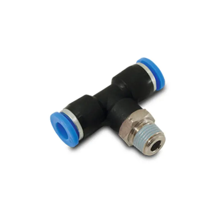 Male Tee Push Lock Vacuum Fittings 1