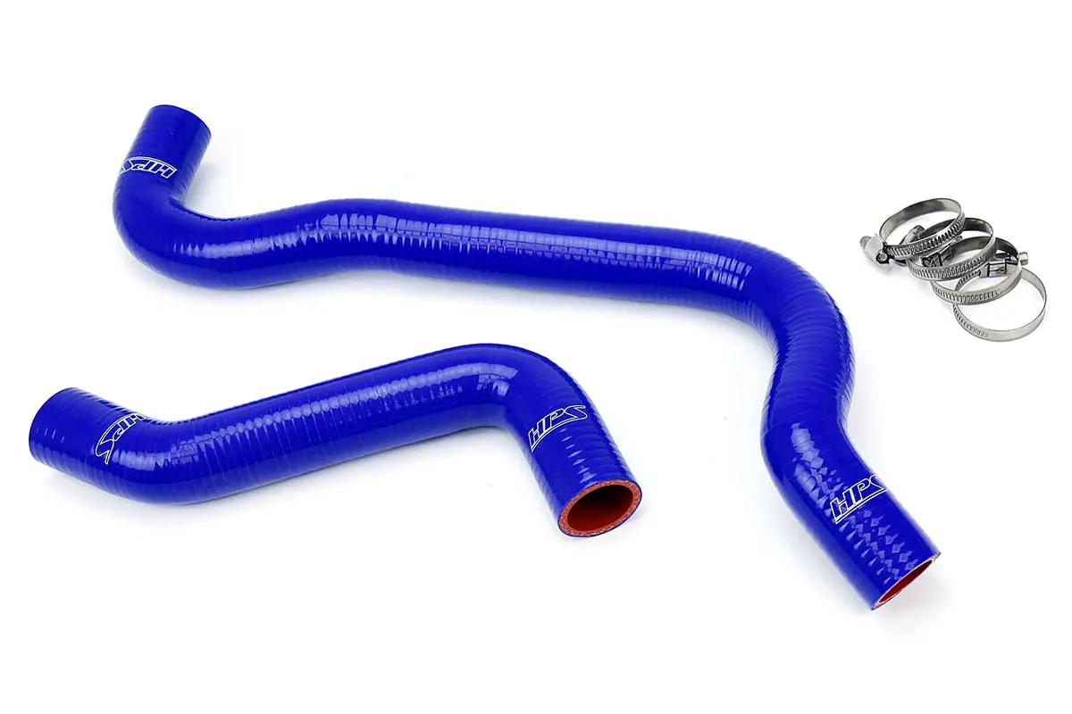 Hps Performance High Temp Reinforced Silicone Radiator Coolant Hose Kit, Blue, 57-1009-Blue 1