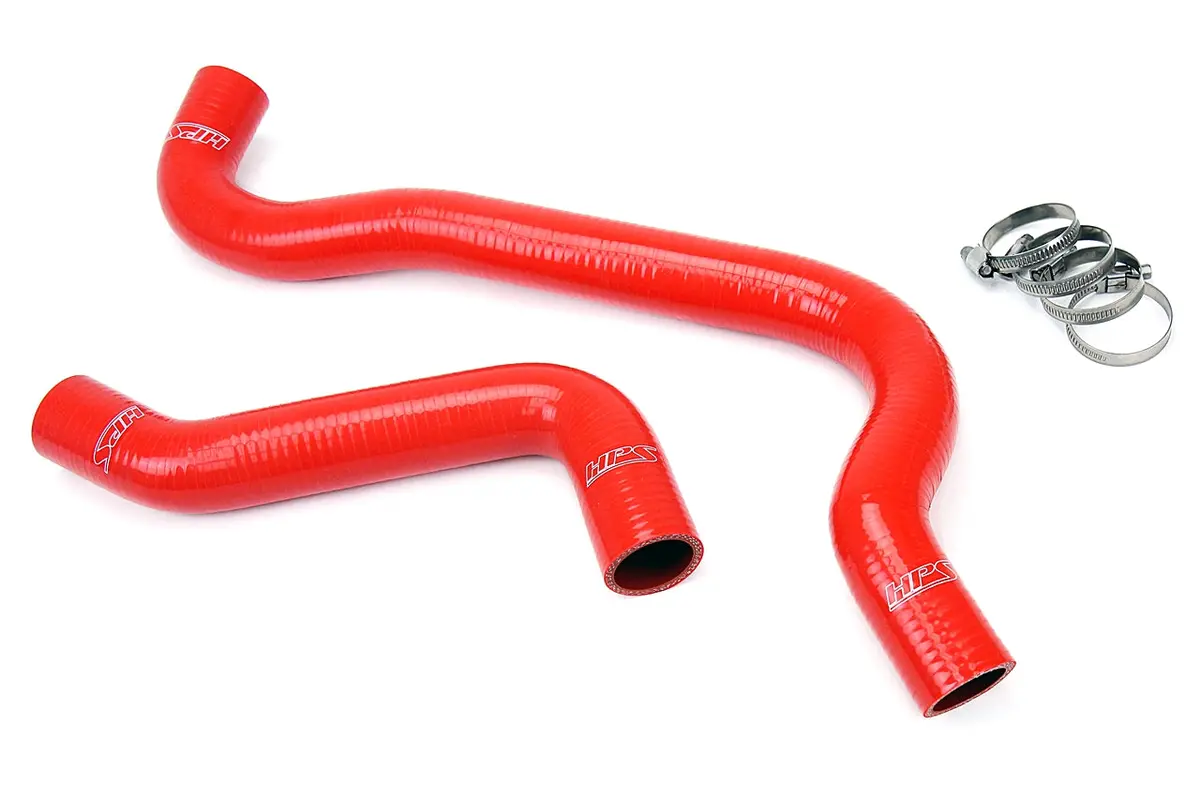 Hps Performance High Temp Reinforced Silicone Radiator Coolant Hose Kit, Red, 57-1009-Red 1