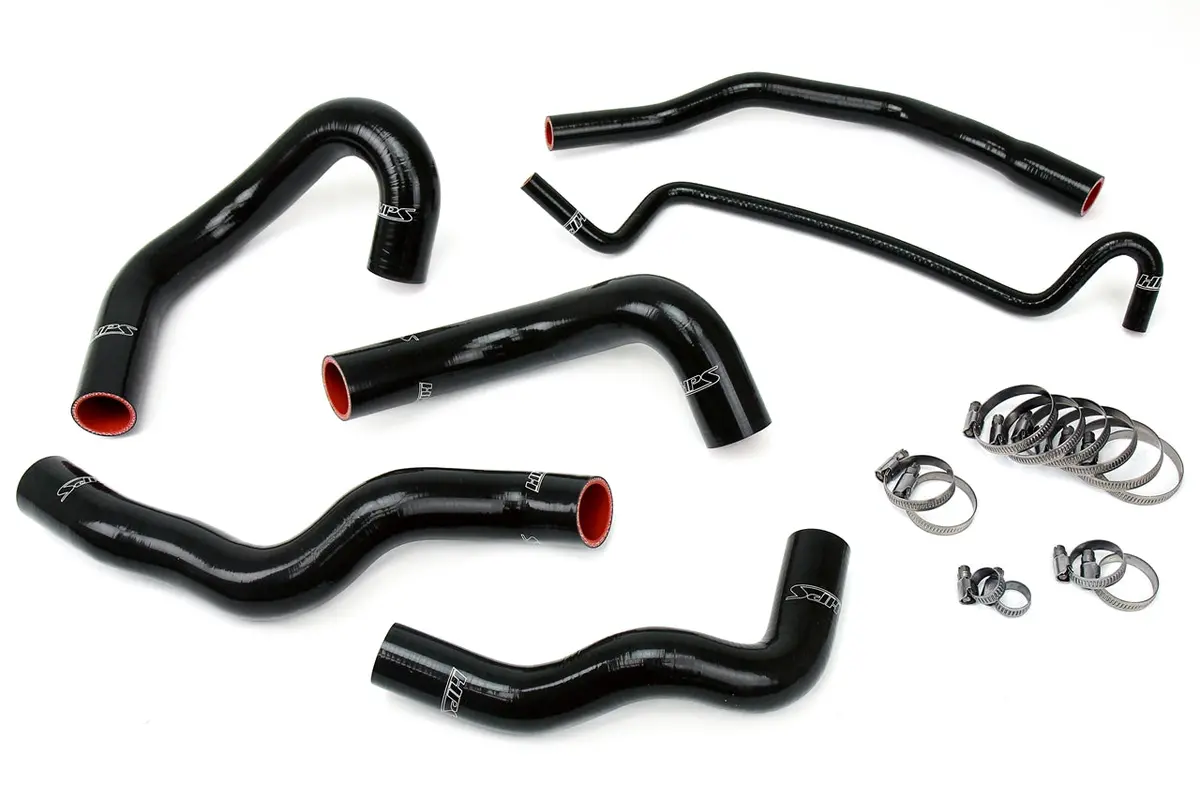 Hps Performance High Temp Reinforced Silicone Radiator Coolant Hose Kit, Black, 57-1013-Blk 1