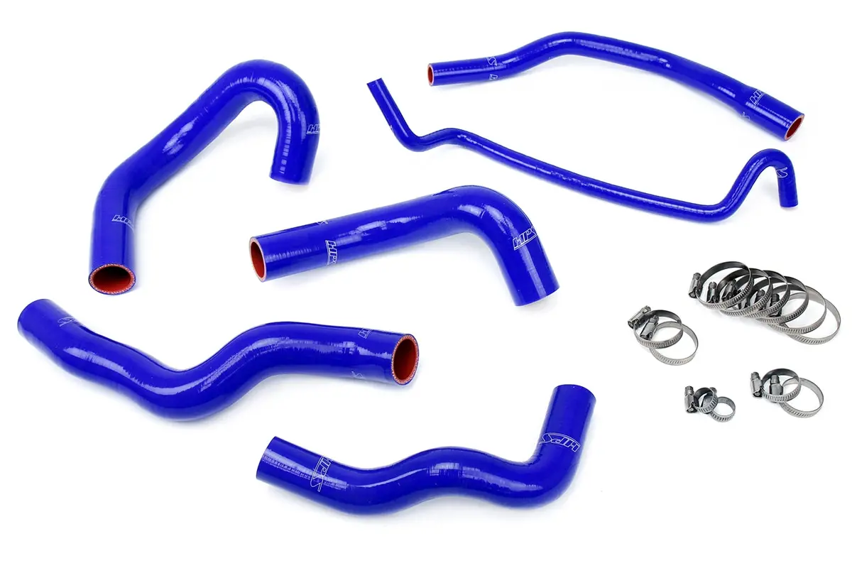 Hps Performance High Temp Reinforced Silicone Radiator Coolant Hose Kit, Blue, 57-1013-Blue 1