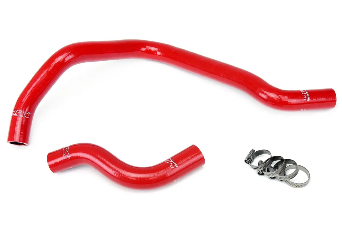 Hps Performance High Temp Reinforced Silicone Radiator Coolant Hose Kit, Red, 57-1018-Red 1