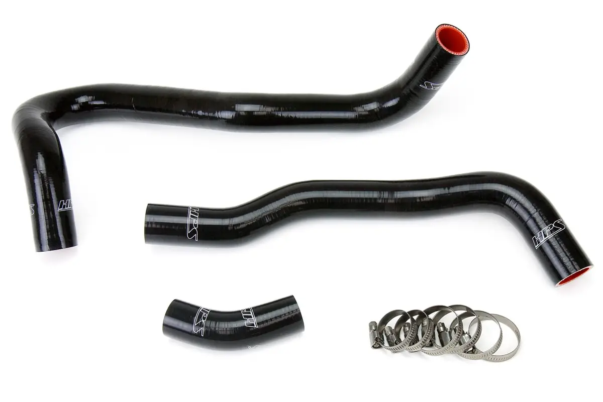 Hps Performance High Temp Reinforced Silicone Radiator Coolant Hose Kit, Black, 57-1021-Blk 1