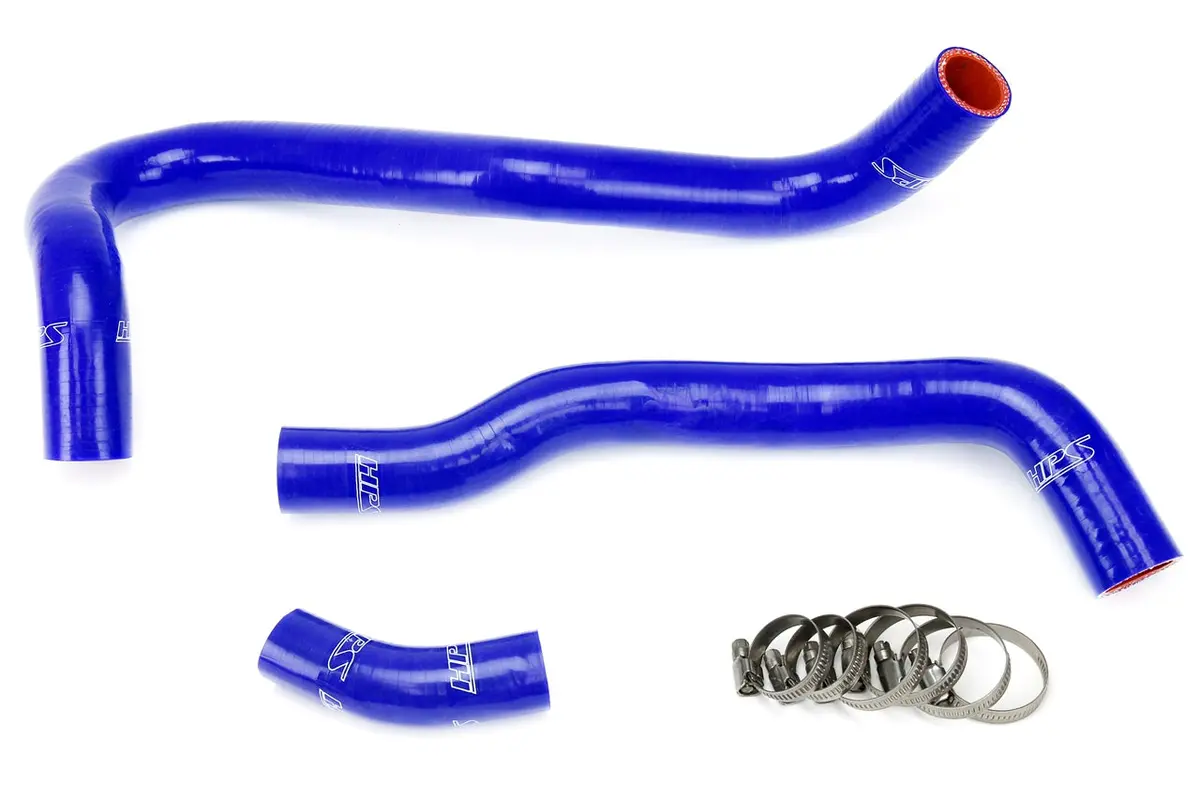 Hps Performance High Temp Reinforced Silicone Radiator Coolant Hose Kit, Blue, 57-1021-Blue 1