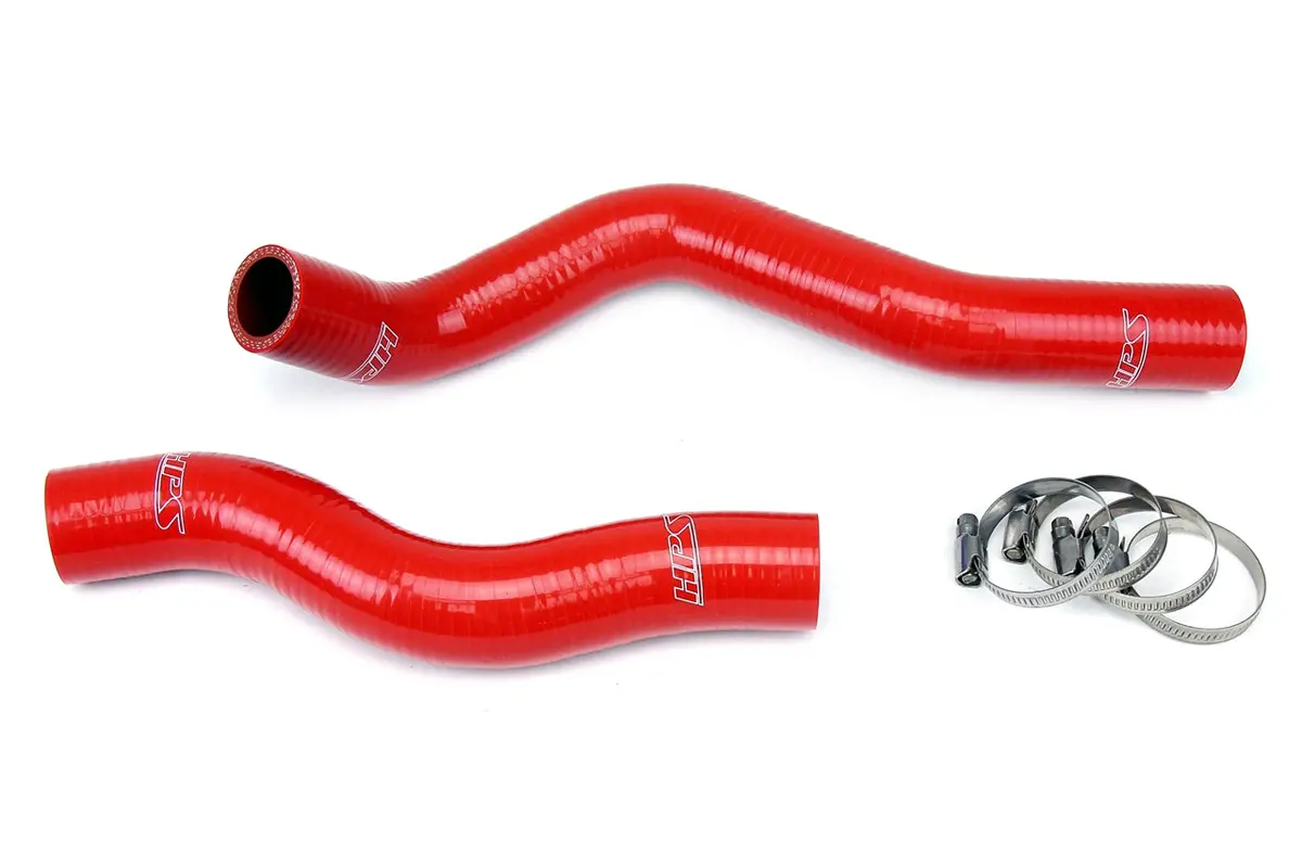 Hps Performance High Temp Reinforced Silicone Radiator Coolant Hose Kit, Red, 57-1022-Red 1