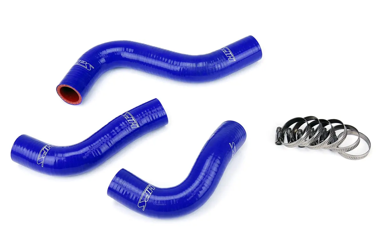 Hps Performance High Temp Reinforced Silicone Radiator Coolant Hose Kit, Blue, 57-1029-Blue 1