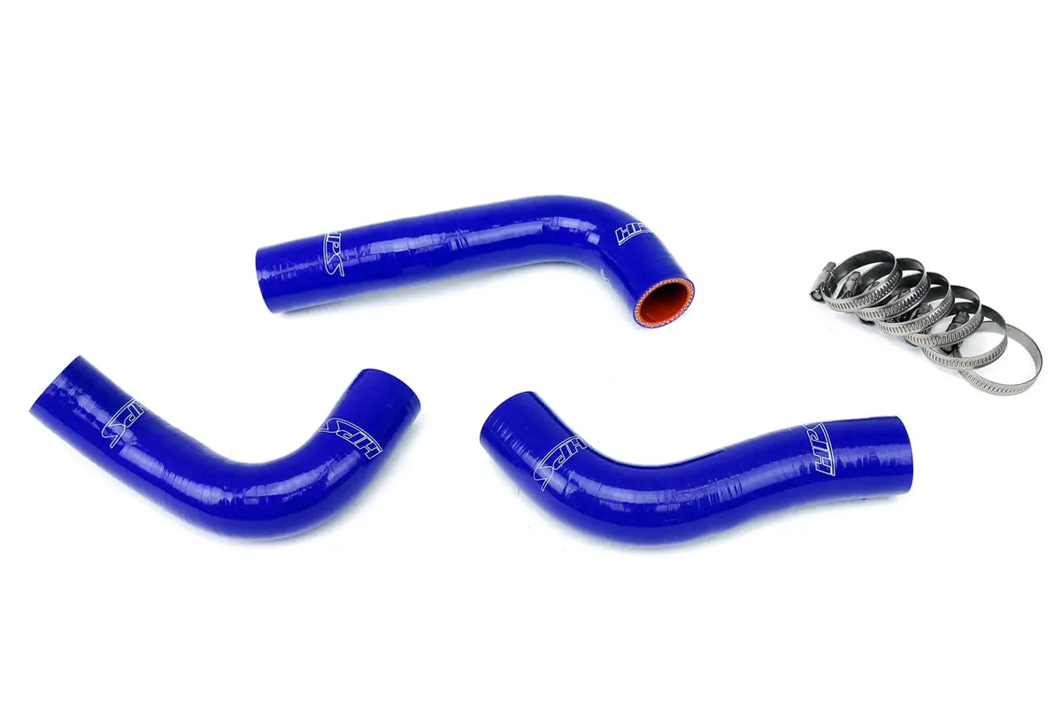 Hps Performance High Temp Reinforced Silicone Radiator Coolant Hose Kit, Blue, 57-1030-Blue 1