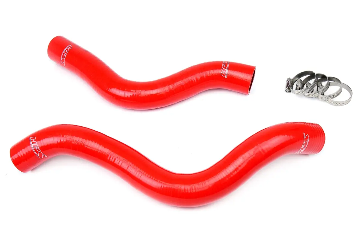 Hps Performance High Temp Reinforced Silicone Radiator Coolant Hose Kit, Red, 57-1038-Red 1