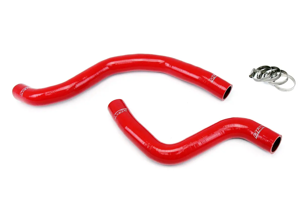 Hps Performance High Temp Reinforced Silicone Radiator Coolant Hose Kit, Red, 57-1040-Red 1