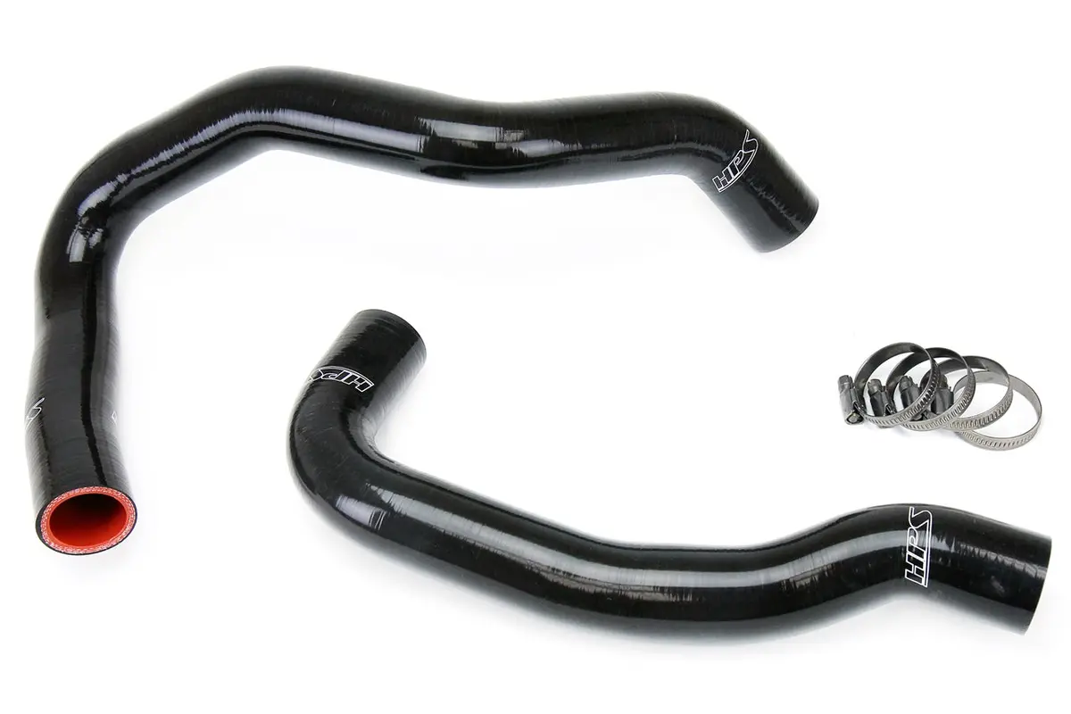 Hps Performance High Temp Reinforced Silicone Radiator Coolant Hose Kit, Black, 57-1044-Blk 1