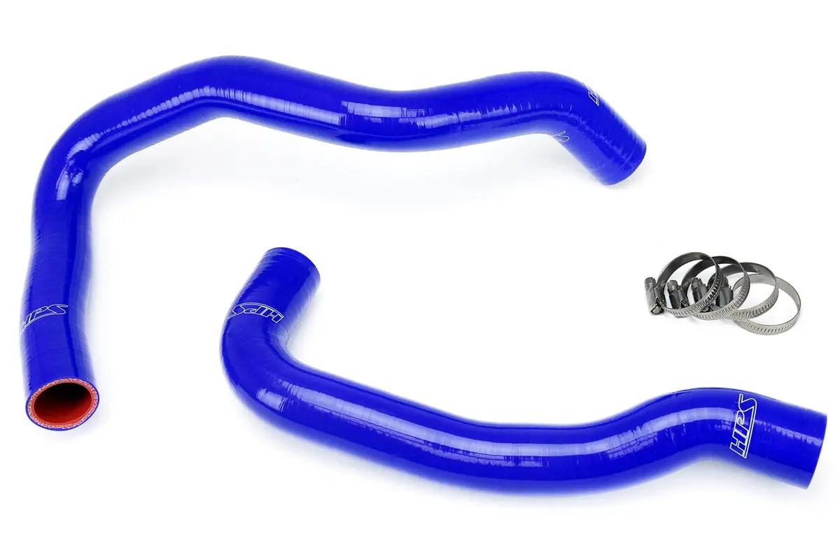 Hps Performance High Temp Reinforced Silicone Radiator Coolant Hose Kit, Blue, 57-1044-Blue 1