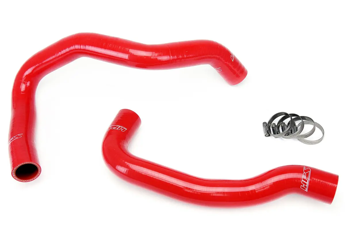 Hps Performance High Temp Reinforced Silicone Radiator Coolant Hose Kit, Red, 57-1044-Red 1