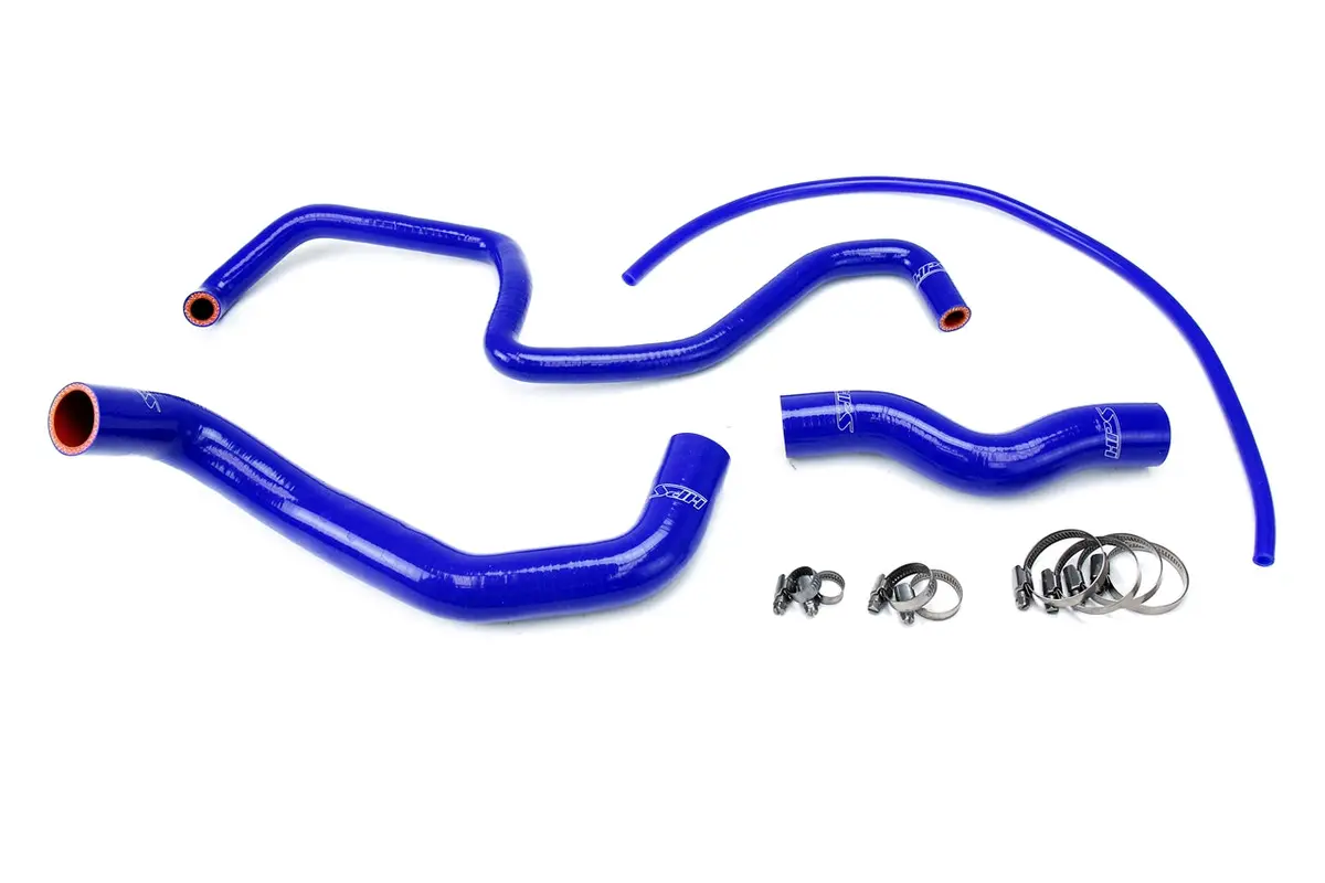 Hps Performance High Temp Reinforced Silicone Radiator Coolant Hose Kit, Blue, 57-1048-Blue 1