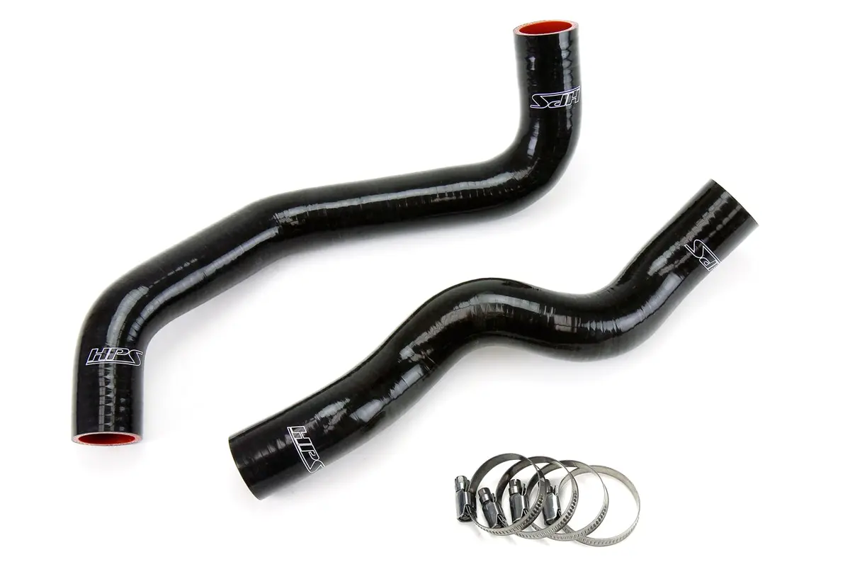Hps Performance High Temp Reinforced Silicone Radiator Coolant Hose Kit, Black, 57-1049-Blk 1