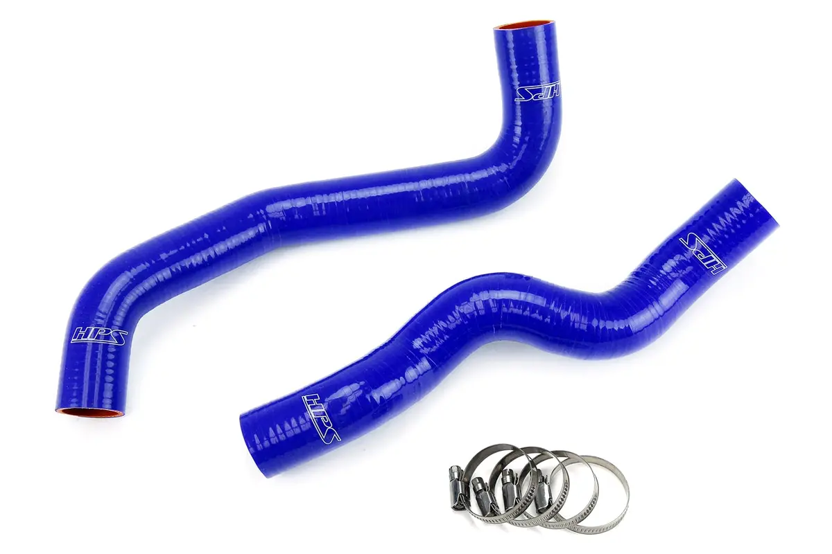 Hps Performance High Temp Reinforced Silicone Radiator Coolant Hose Kit, Blue, 57-1049-Blue 1