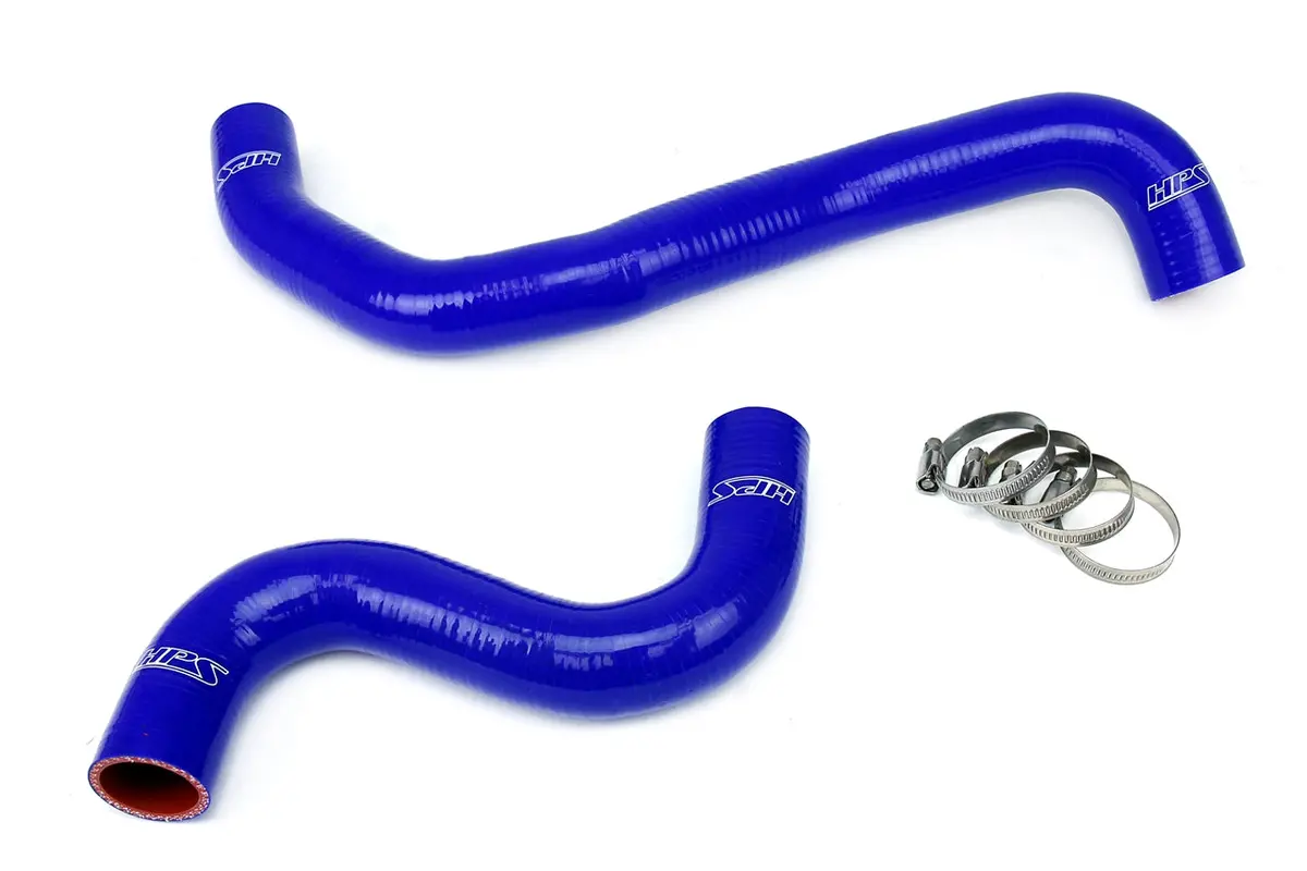 Hps Performance High Temp Reinforced Silicone Radiator Coolant Hose Kit, Blue, 57-1052-Blue 1