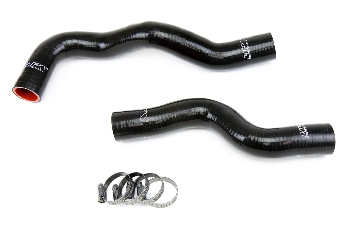 Hps Performance High Temp Reinforced Silicone Radiator Coolant Hose Kit, Black, 57-1055-Blk 1