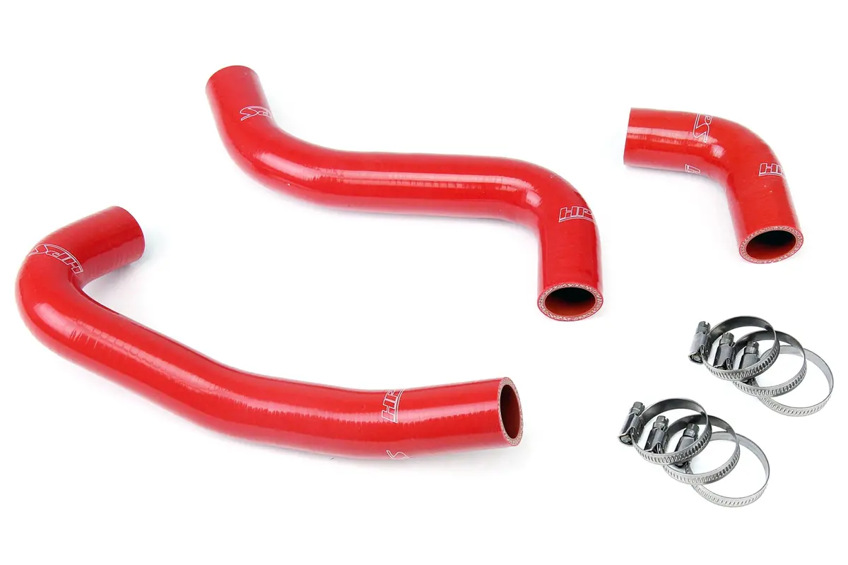 Hps Performance High Temp Reinforced Silicone Radiator Coolant Hose Kit, Red, 57-1059-Red 1