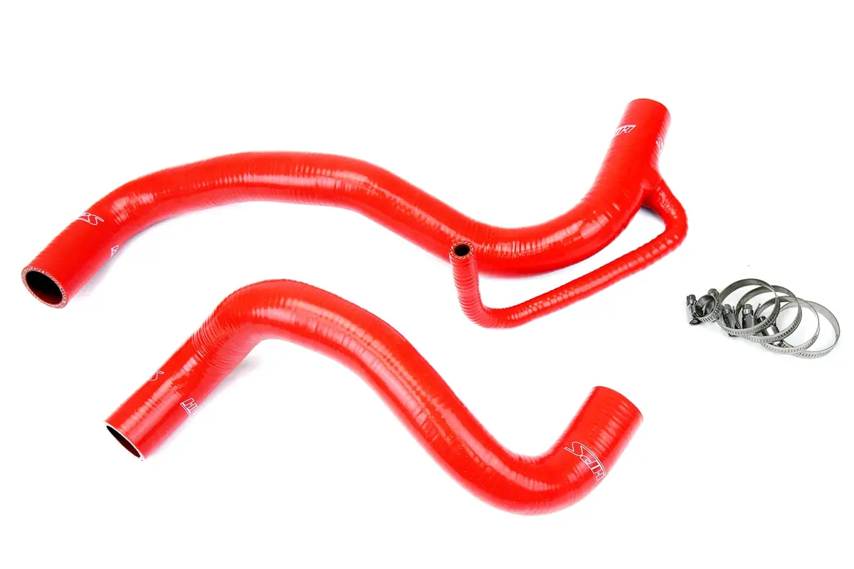Hps Performance High Temp Reinforced Silicone Radiator Coolant Hose Kit, Red, 57-1060-Red 1