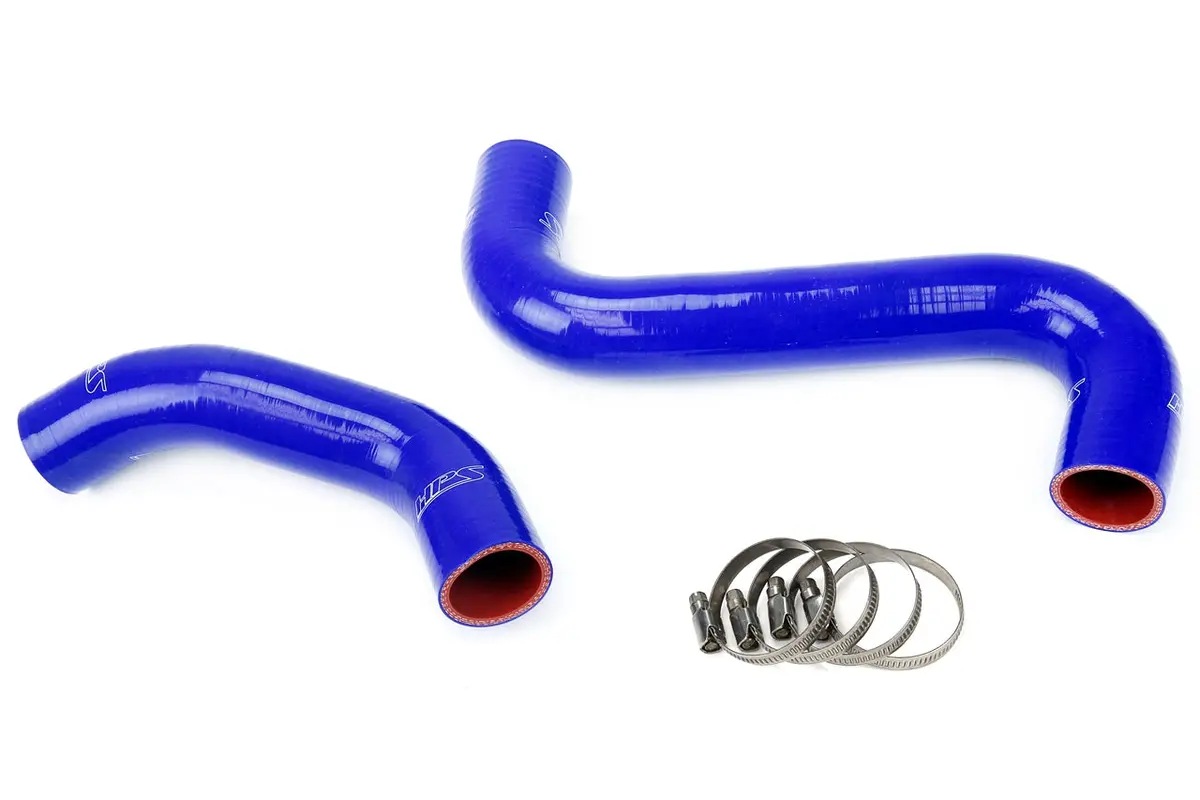 Hps Performance High Temp Reinforced Silicone Radiator Coolant Hose Kit, Blue, 57-1061-Blue 1