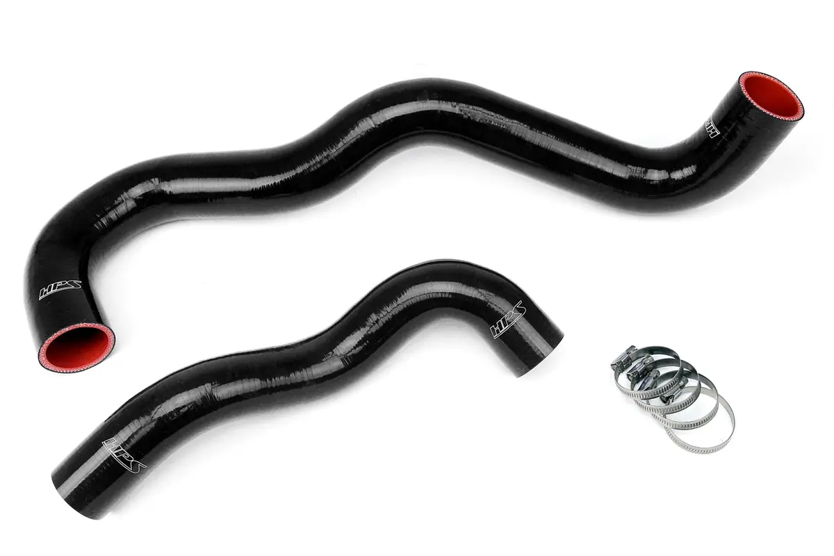 Hps Performance High Temp Reinforced Silicone Radiator Coolant Hose Kit, Black, 57-1075-Blk 1